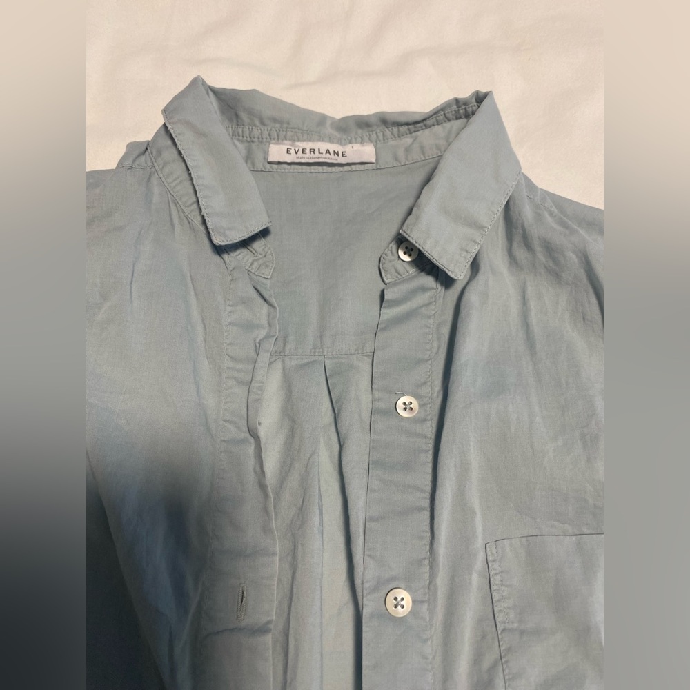 Everlane Blue Button Down Shirt Size Small